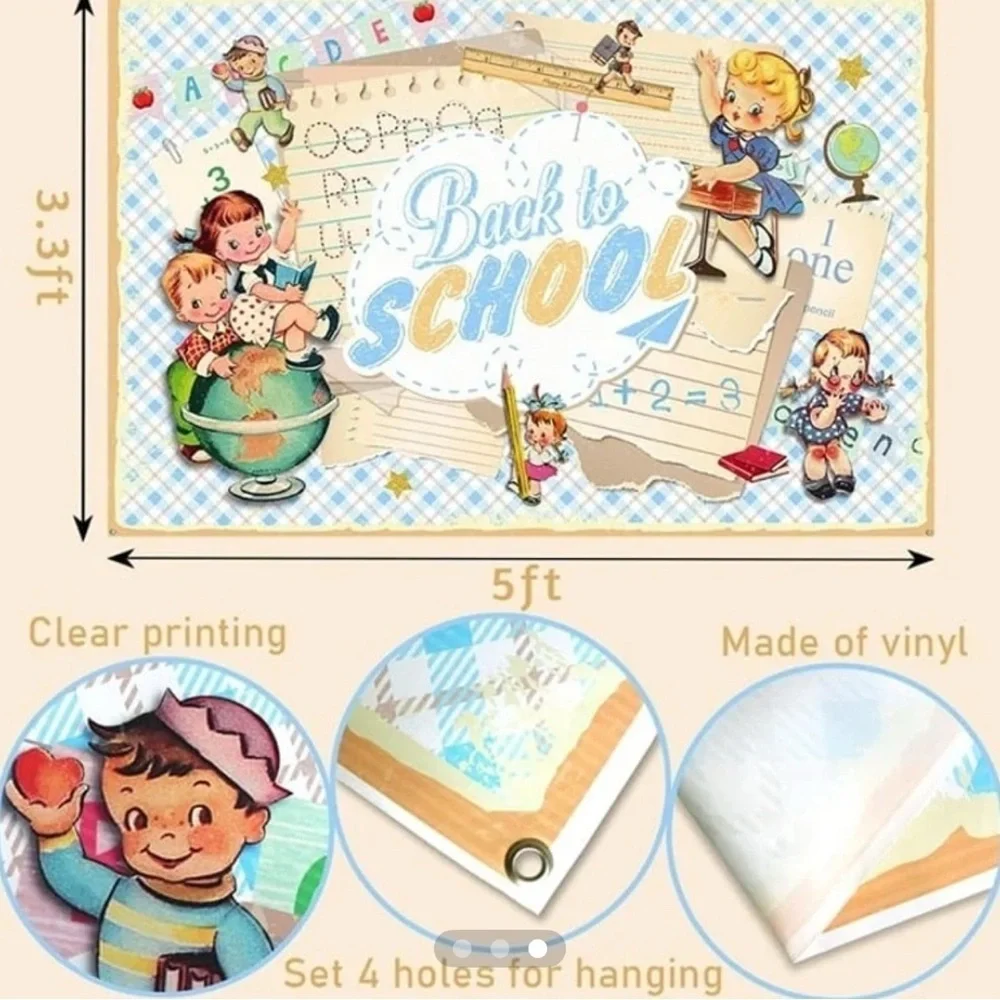 Back to School Vintage Poster